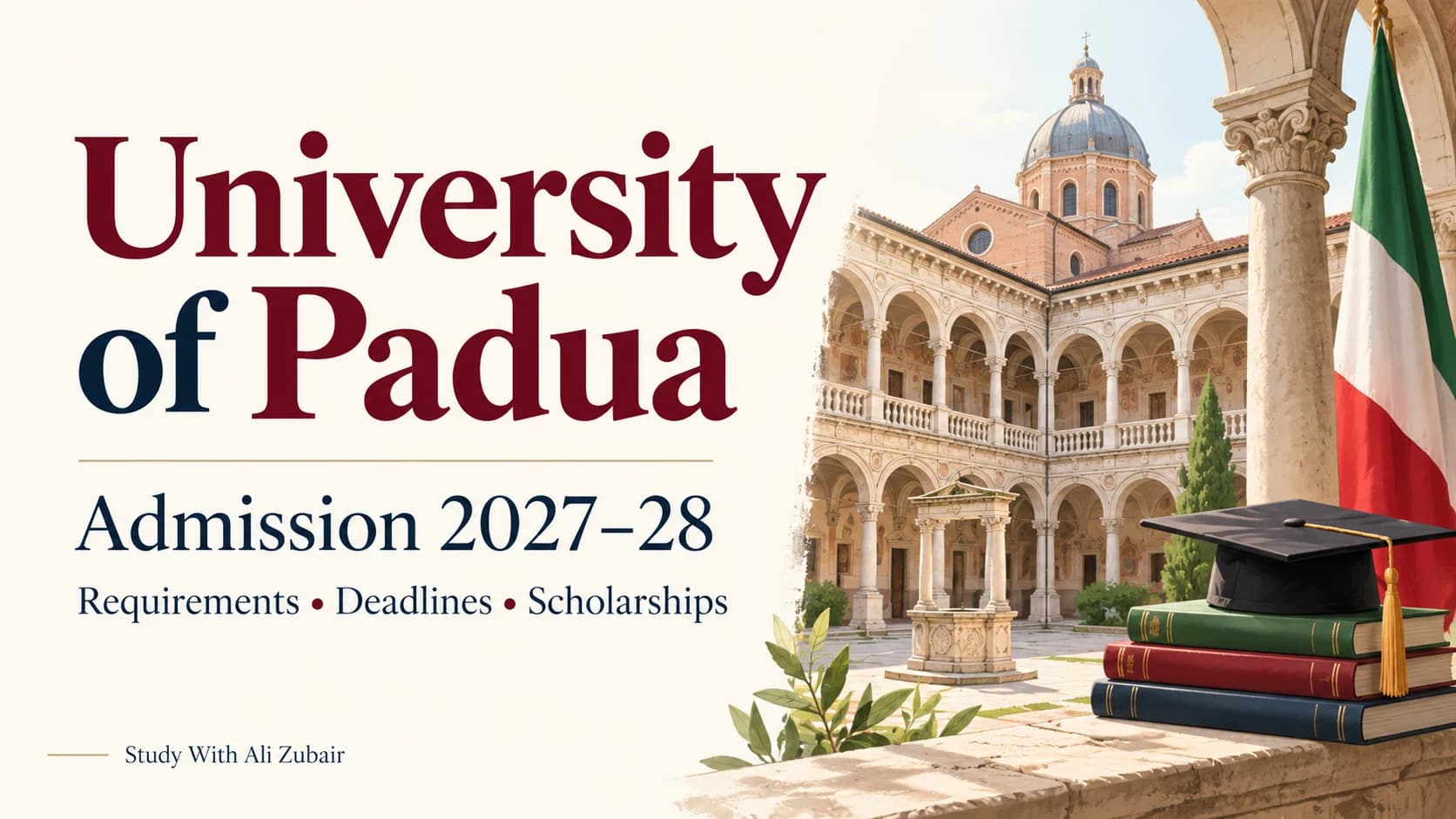 University of Padua Admission 2027–28: Requirements, Deadlines and Scholarships