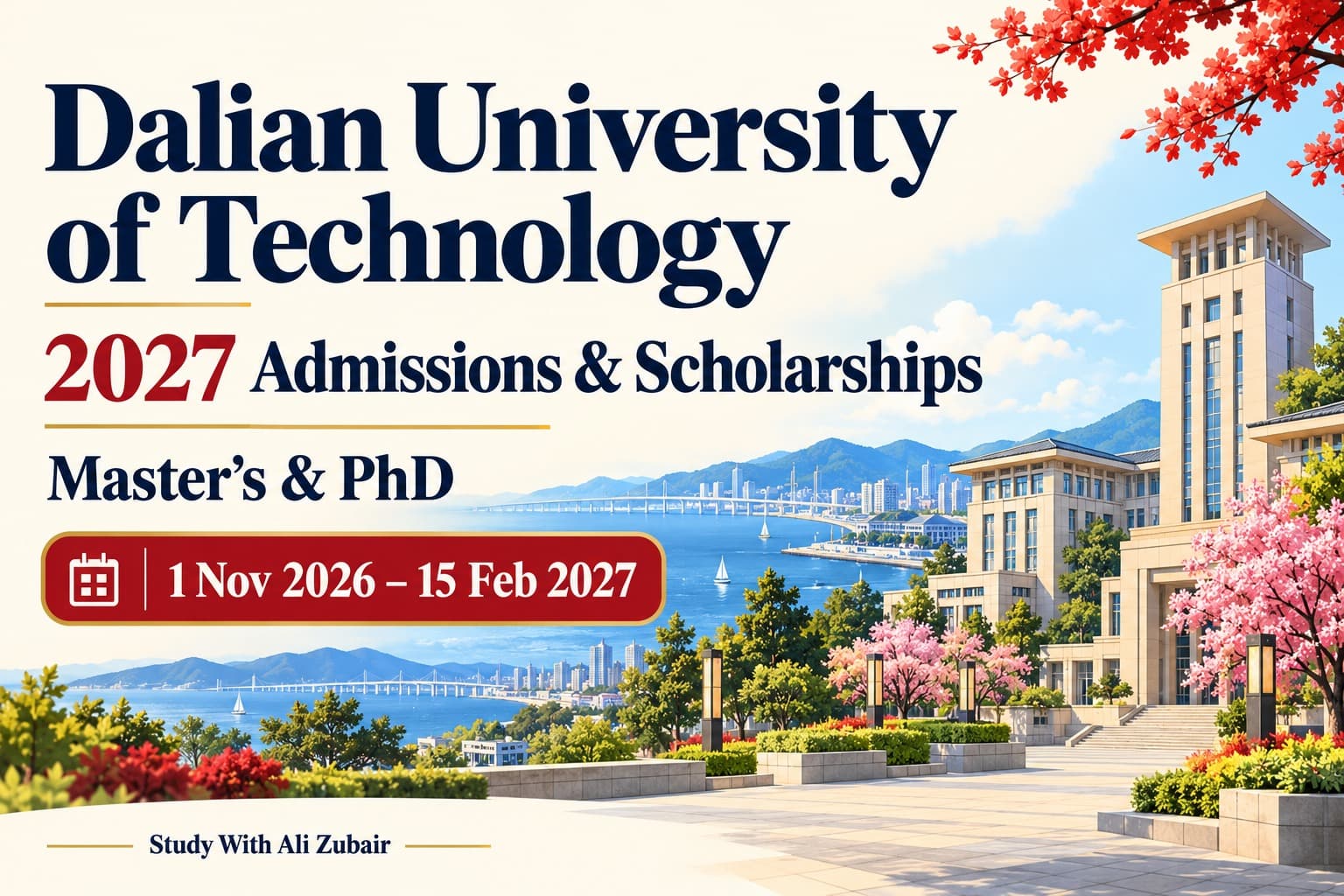 Dalian University of Technology Admission 2027: Scholarships and How to Apply